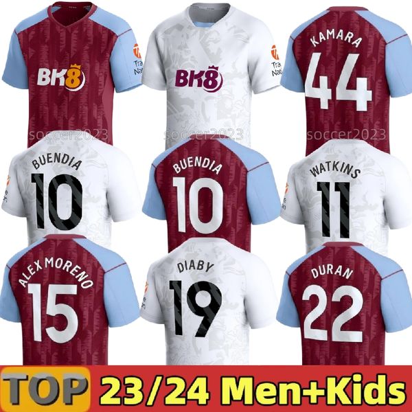 23/24 soccer jerseys kids kit home 2023 2024 training away fans player version camisetas futbol mings mcginn buendia watkins maillot foot, Black;yellow
23/24 soccer jerseys kids kit home 2023 2024 training away fans player version camisetas futbol mings mcginn buendia watkins maillot foot, Black;yellow