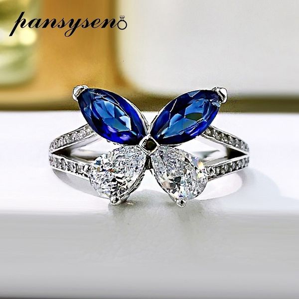 wedding rings pansysen 100% 925 sterling silver sapphire simulated butterfly ring luxury cocktail party rings for women wholesale 230802, Slivery;golden
wedding rings pansysen 100% 925 sterling silver sapphire simulated butterfly ring luxury cocktail party rings for women wholesale 230802, Slivery;golden