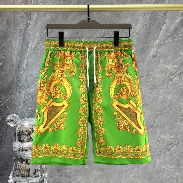 men's shorts summer beach holiday men short gold color contrast streetwear floral print pattern casual hawaiian 230802, White;black
men's shorts summer beach holiday men short gold color contrast streetwear floral print pattern casual hawaiian 230802, White;black