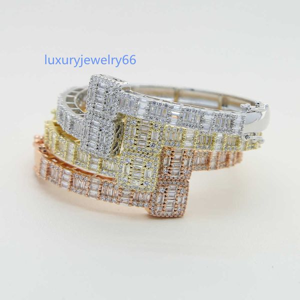 new hip hop gold silver color opened square zircon charm bracelet iced out bling baguette cz bangle for men women luxury jewelry, Golden;silver
new hip hop gold silver color opened square zircon charm bracelet iced out bling baguette cz bangle for men women luxury jewelry, Golden;silver