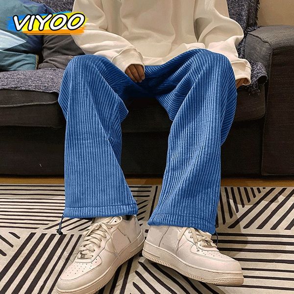 men's pants y2k man casual straight pants woman joggers clothes corduroy streetwear oversize trousers man korean streetwear pants for m, Black
men's pants y2k man casual straight pants woman joggers clothes corduroy streetwear oversize trousers man korean streetwear pants for m, Black
