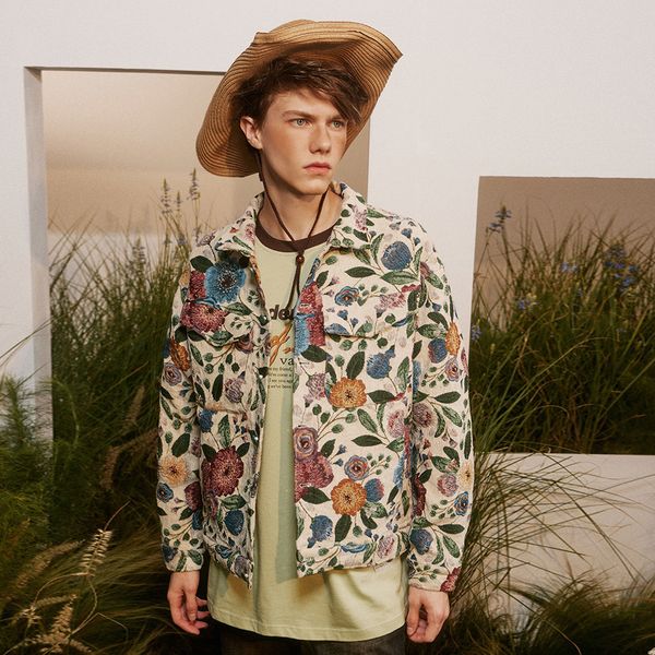 men's jackets vintage streetwear multi color floral graphic print for men fashion lapel button oversized jacket and women 230803, Black;brown
men's jackets vintage streetwear multi color floral graphic print for men fashion lapel button oversized jacket and women 230803, Black;brown