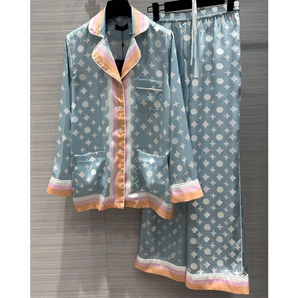 8.3 fashion contrast color print blouses & shirts with wide leg pants women's two piece sets, White
8.3 fashion contrast color print blouses & shirts with wide leg pants women's two piece sets, White