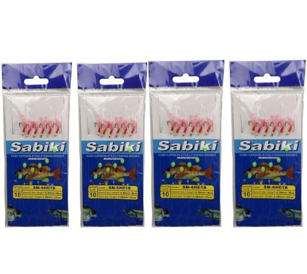 assorted 10 packs freshwatersaltwater sea sabiki rigs glow sabiki bait rigs rigged feathers hooks with ball bearing swivel interl8424729
assorted 10 packs freshwatersaltwater sea sabiki rigs glow sabiki bait rigs rigged feathers hooks with ball bearing swivel interl8424729