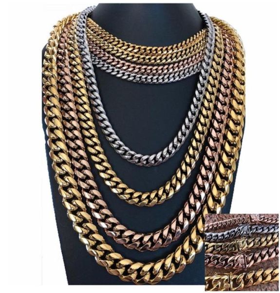 8101214mm tennis graduated titanium stainless steel encryption miami cuban link chains gold silver rose gold buckle mens neckla2601267, Black
8101214mm tennis graduated titanium stainless steel encryption miami cuban link chains gold silver rose gold buckle mens neckla2601267, Black