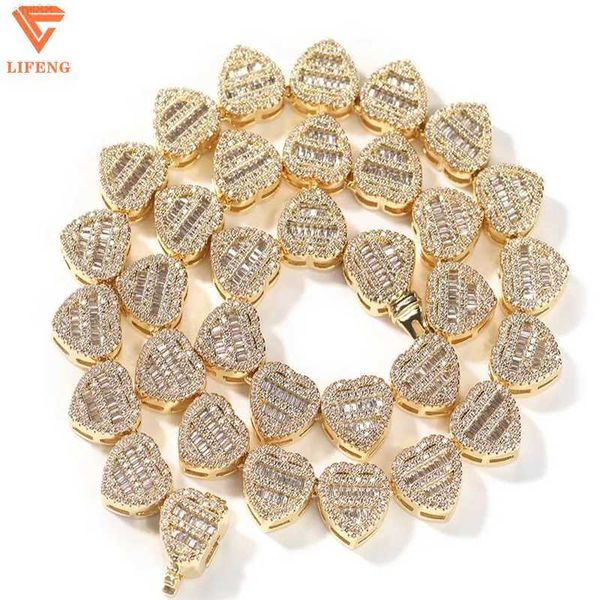 latest jewelry design 12mm s925 iced out baguette moissanite diamond heart-shaped necklace chain fashion jewelry necklaces, Silver
latest jewelry design 12mm s925 iced out baguette moissanite diamond heart-shaped necklace chain fashion jewelry necklaces, Silver