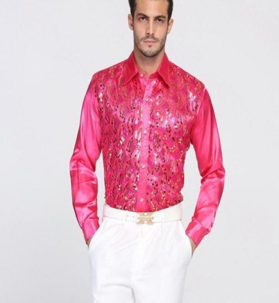 long sleeve shirts man shirt sequin performance ball host cotton groom groom accessories 077164099, White
long sleeve shirts man shirt sequin performance ball host cotton groom groom accessories 077164099, White