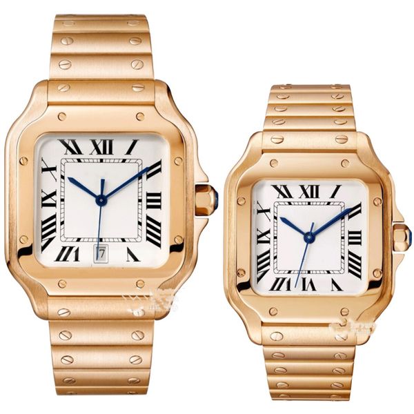 luxe men's/women's dual watch size 39mm 35mm square 904l stainless steel watch band automatic mechanical movement, Slivery;brown
luxe men's/women's dual watch size 39mm 35mm square 904l stainless steel watch band automatic mechanical movement, Slivery;brown
