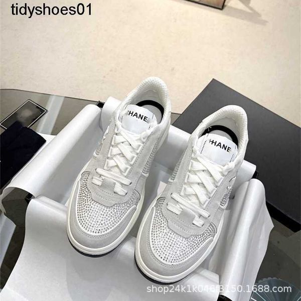 channel 2023 new full diamond sports shoes water diamond casual shoes thick sole low lace up versatile little white shoes for women, Black
channel 2023 new full diamond sports shoes water diamond casual shoes thick sole low lace up versatile little white shoes for women, Black