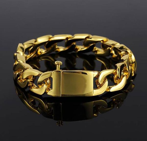 mens 13mm 18k gold plated zinc alloy cuban link bracelets 20cm mens bracelet hip hop bracelet fashion jewelry whos5840338, Black
mens 13mm 18k gold plated zinc alloy cuban link bracelets 20cm mens bracelet hip hop bracelet fashion jewelry whos5840338, Black