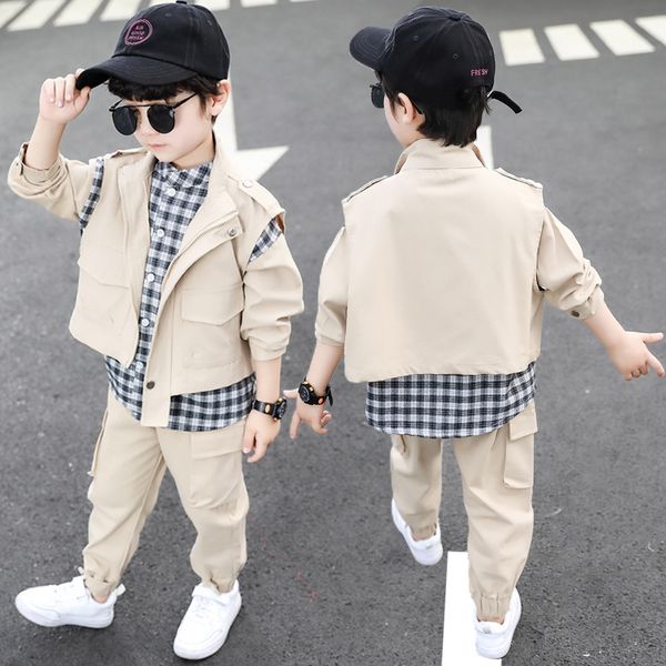 clothing sets loose spring autumn children's clothes set boys vest blouse pants 3pcsset kids costume teenage girl clothing 230803, White
clothing sets loose spring autumn children's clothes set boys vest blouse pants 3pcsset kids costume teenage girl clothing 230803, White