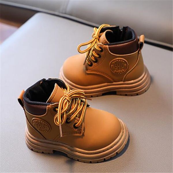 new fashion kids martin boots pu leather designer winter children shoes classic boys girls baby short boot rubber sole sports shoes, Black;grey
new fashion kids martin boots pu leather designer winter children shoes classic boys girls baby short boot rubber sole sports shoes, Black;grey