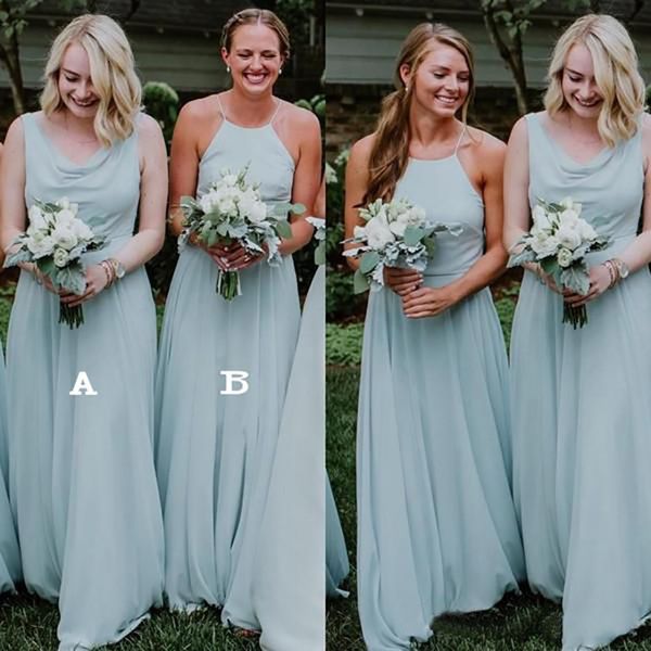 2023 dusty sage country bridesmaids dresses mixed match chiffon halter boho garden beach maid of honor gown floor length long wedding guest, White;pink
2023 dusty sage country bridesmaids dresses mixed match chiffon halter boho garden beach maid of honor gown floor length long wedding guest, White;pink