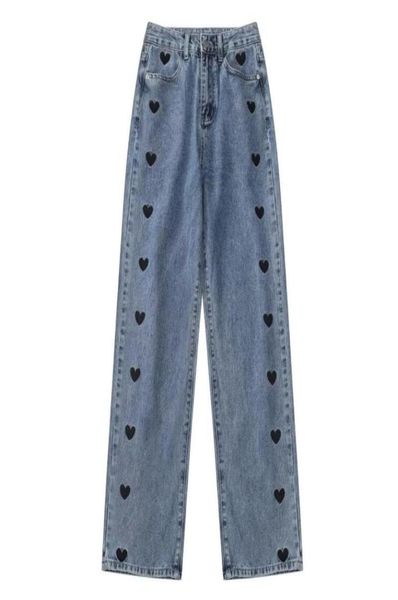 women039s jeans women streetwear pants korean fashion love embroidery casual straight denim trousers high waist slim baggy pant6098108, Blue
women039s jeans women streetwear pants korean fashion love embroidery casual straight denim trousers high waist slim baggy pant6098108, Blue