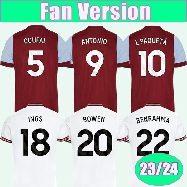 23 24 . paqueta scamacca mens soccer jerseys bowen ings benrahma kehrer soucek antonio home away short sleeve football shirts uniforms, Black;yellow
23 24 . paqueta scamacca mens soccer jerseys bowen ings benrahma kehrer soucek antonio home away short sleeve football shirts uniforms, Black;yellow