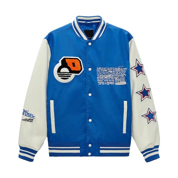 men s jackets high street american baseball jacket men letter embroidery patchwork loose coats fashion sports pilot spring autumn 230803, Black;brown
men s jackets high street american baseball jacket men letter embroidery patchwork loose coats fashion sports pilot spring autumn 230803, Black;brown