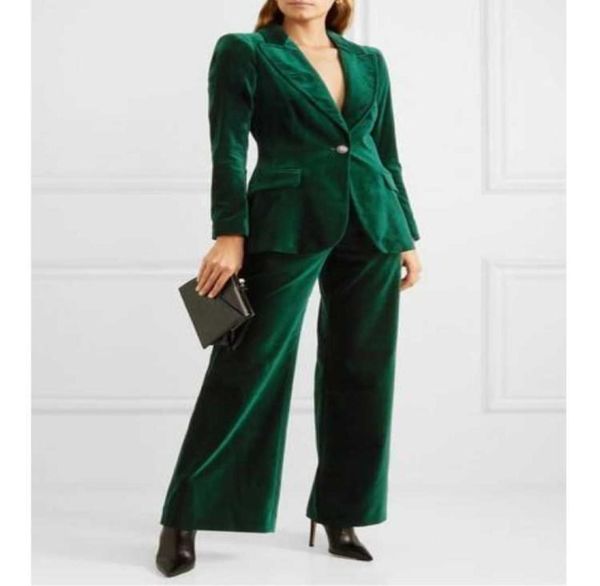 women039s two piece pants velvet suits fashion green 2piece set one button business work wear office slim fit jacket warm blaz6182620, White
women039s two piece pants velvet suits fashion green 2piece set one button business work wear office slim fit jacket warm blaz6182620, White
