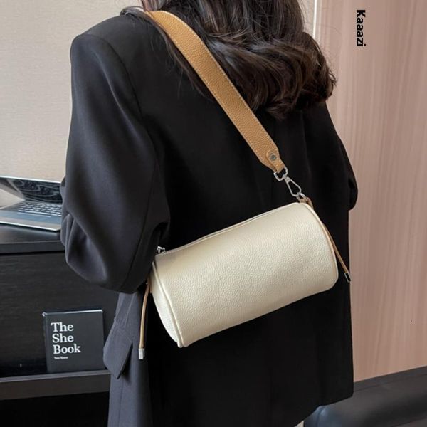 evening bags fashion leather women's shoulder bag designer crossbody 2023 luxury casual versatile cylinder handbag contrasting colors 2
evening bags fashion leather women's shoulder bag designer crossbody 2023 luxury casual versatile cylinder handbag contrasting colors 2
