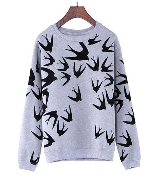 fashion women spring autumn swallow printing long sleeve sweatshirt pullover hoodies4010941, Black
fashion women spring autumn swallow printing long sleeve sweatshirt pullover hoodies4010941, Black