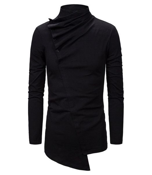 ebaihui 2021 autumn man shirts dark series men039s fashion pile collar oblique button design irregular cut slim longsleeved s3608756, White;black
ebaihui 2021 autumn man shirts dark series men039s fashion pile collar oblique button design irregular cut slim longsleeved s3608756, White;black