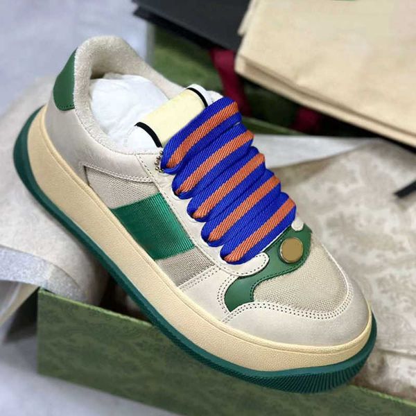 women screener casual shoes sneaker trainer brand designer striped fashion vintage leather men sneakers 35-45 with box no452, Black
women screener casual shoes sneaker trainer brand designer striped fashion vintage leather men sneakers 35-45 with box no452, Black