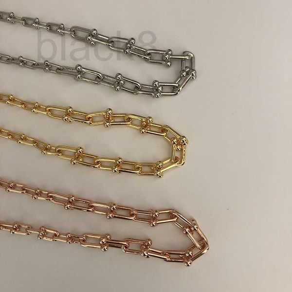 strands, strings designer s925 sterling silver horseshoe buckle with diamond necklace for women's ins gold versatile u-shaped collar ch, Black
strands, strings designer s925 sterling silver horseshoe buckle with diamond necklace for women's ins gold versatile u-shaped collar ch, Black