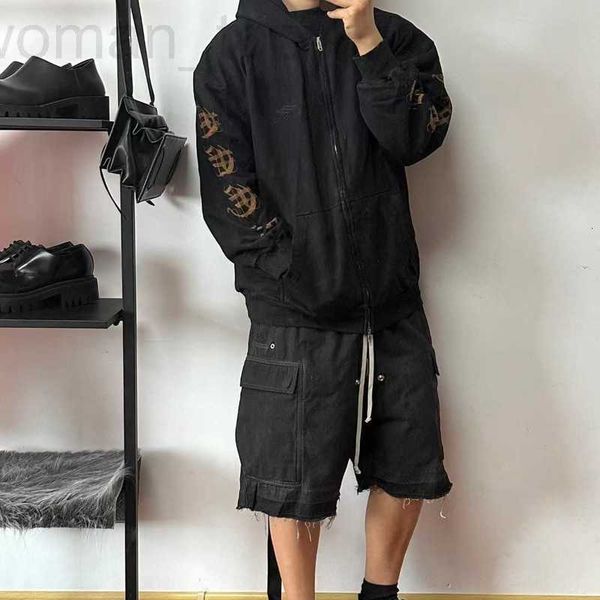 men's hoodies & sweatshirts designer paris b family letter logo embroidery sanskrit flame rock dirty made old zip hooded sweater coat m, Black
men's hoodies & sweatshirts designer paris b family letter logo embroidery sanskrit flame rock dirty made old zip hooded sweater coat m, Black