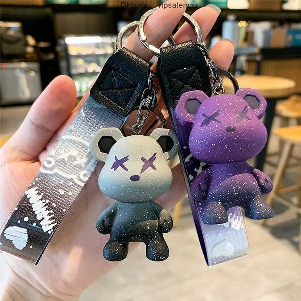 creative cartoon color-changing bear keychains chain accessories couple car key chain pendant bag pendant small gift, Silver
creative cartoon color-changing bear keychains chain accessories couple car key chain pendant bag pendant small gift, Silver