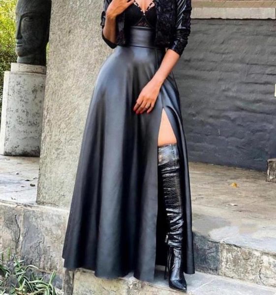 skirts elegant long skirt stylish maxi solid color fashion faux leather women4860765, Black
skirts elegant long skirt stylish maxi solid color fashion faux leather women4860765, Black