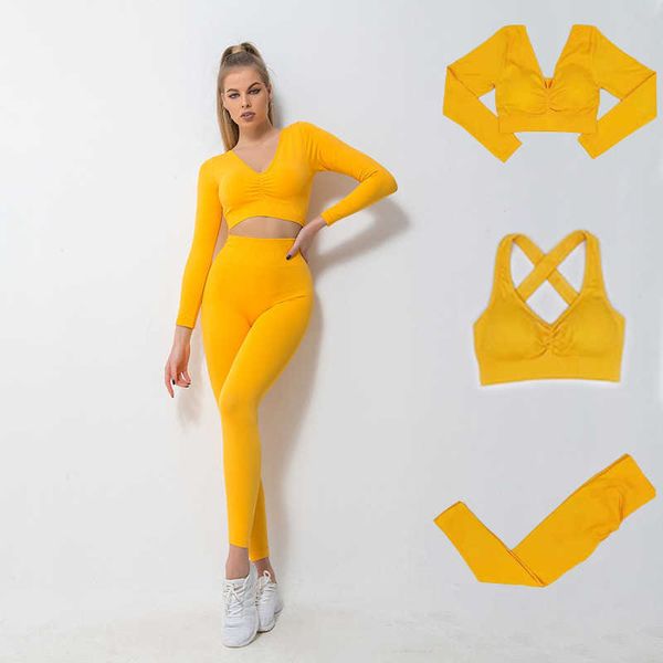 seamless yoga suit tight hip lifting fitness pants high waist fitness exercise suit women's three piece set, White;red
seamless yoga suit tight hip lifting fitness pants high waist fitness exercise suit women's three piece set, White;red