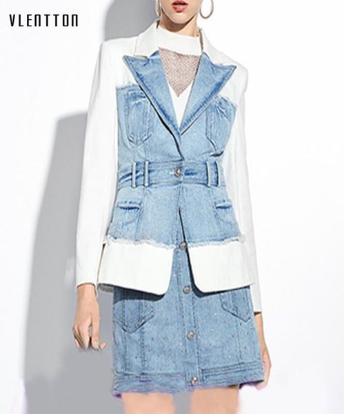 2020 spring autumn denim patchwork women039s blazer jacket lion button slim coat female office lady blazers mujer8852763, White;black
2020 spring autumn denim patchwork women039s blazer jacket lion button slim coat female office lady blazers mujer8852763, White;black