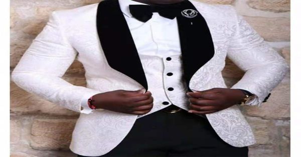 groomsmen ivory pattern and burgundy groom suits tuxedos shawl lapel men 4pieces wedding bridegroom jacket pants tie vest1366957, White;black
groomsmen ivory pattern and burgundy groom suits tuxedos shawl lapel men 4pieces wedding bridegroom jacket pants tie vest1366957, White;black