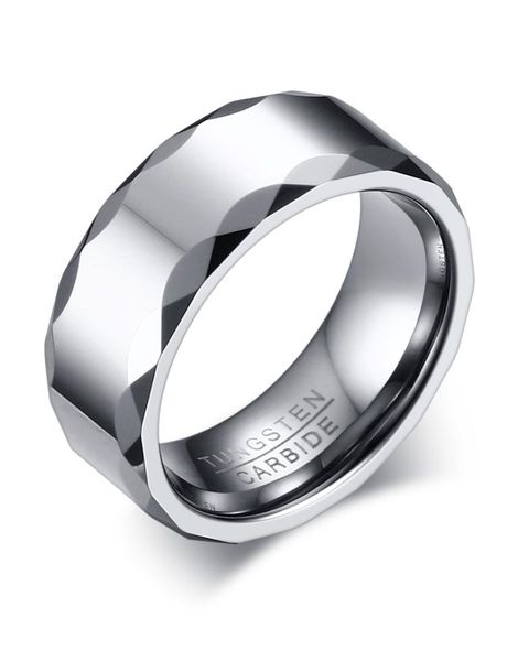 engraving 8mm high polished tungsten carbide ring mens wedding band with faceted edge k37494481562, Silver
engraving 8mm high polished tungsten carbide ring mens wedding band with faceted edge k37494481562, Silver