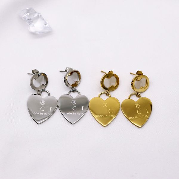 waterproof copy earrings designer brand women charm stud brand earrings love stainless steel and no fade letter earrings, Golden;silver
waterproof copy earrings designer brand women charm stud brand earrings love stainless steel and no fade letter earrings, Golden;silver