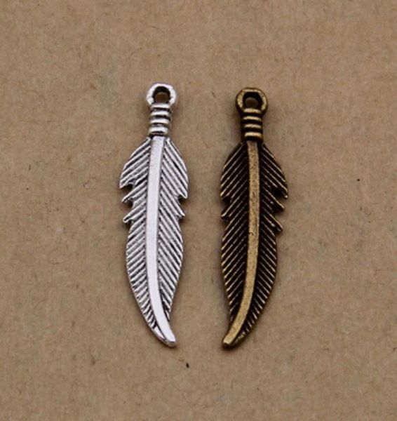 300 pcs antique silver bronze feather charms pendant 27x6 mm good for your jewerly making findings4061048, Bronze;silver
300 pcs antique silver bronze feather charms pendant 27x6 mm good for your jewerly making findings4061048, Bronze;silver