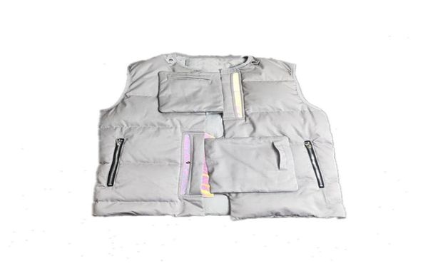 thickened down vest in autumn and winter fashion brand tight heater white multi pocket thermal outerwear3318633, Black;white
thickened down vest in autumn and winter fashion brand tight heater white multi pocket thermal outerwear3318633, Black;white