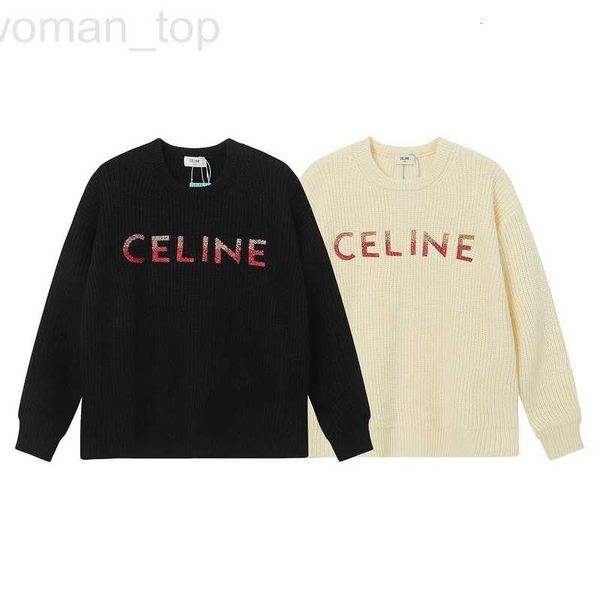 women's t-shirt designer ce23 spring/summer new gradient letter embroidery sequin round neck knit pullover loose sweater pk6o, White
women's t-shirt designer ce23 spring/summer new gradient letter embroidery sequin round neck knit pullover loose sweater pk6o, White