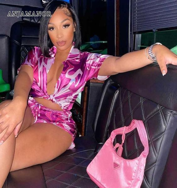 women039s two piece pants anjamanor two piece set summer print satin crop and shorts sets for women club outfits 2022 8665064, White
women039s two piece pants anjamanor two piece set summer print satin crop and shorts sets for women club outfits 2022 8665064, White