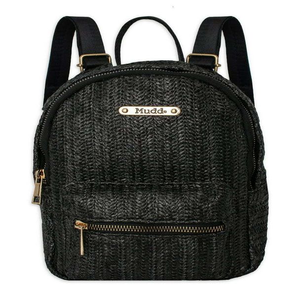 backpack women's black straw with adjustable shoulder strap for school and travel 230803
backpack women's black straw with adjustable shoulder strap for school and travel 230803