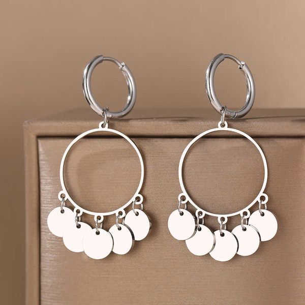 charm stainless steel earrings simple geometric round light luxury gothic hip hop fashion pendants earrings for women jewelry gifts r230804, Golden
charm stainless steel earrings simple geometric round light luxury gothic hip hop fashion pendants earrings for women jewelry gifts r230804, Golden
