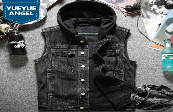 autumn mens washed denim vest jacket hoody single breasted cowboy jeans waistcoat slim fit tank plus size biker outerwear men0395565243, Black;white
autumn mens washed denim vest jacket hoody single breasted cowboy jeans waistcoat slim fit tank plus size biker outerwear men0395565243, Black;white