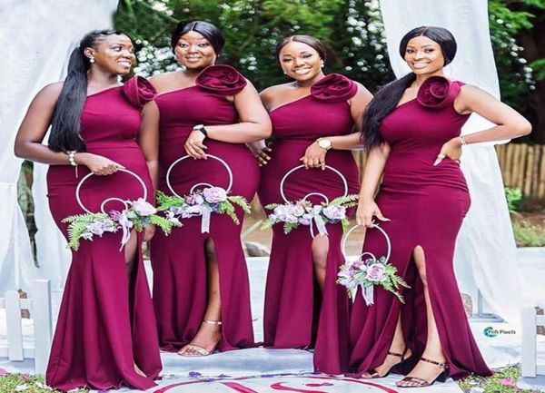 one shoulder mermaid bridesmaid dresses side split 3d flowers long wedding guest dress maid of honor gowns 722867, White;pink
one shoulder mermaid bridesmaid dresses side split 3d flowers long wedding guest dress maid of honor gowns 722867, White;pink