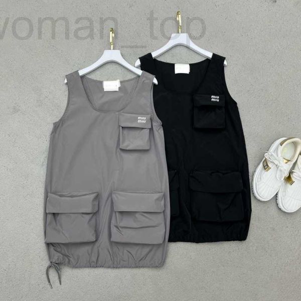 basic & casual dresses designer sleeveless dress women's double pocket design letter printing decoration lower corner drawstring straig, Black;gray
basic & casual dresses designer sleeveless dress women's double pocket design letter printing decoration lower corner drawstring straig, Black;gray