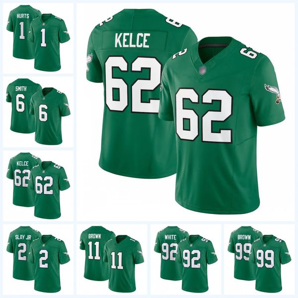 2023 kelly green jalen hurts philadelphias eagles''1 football jerseys jason kelce 55 graham a.j. brown miles sanders devonta smith, Black;red
2023 kelly green jalen hurts philadelphias eagles''1 football jerseys jason kelce 55 graham a.j. brown miles sanders devonta smith, Black;red