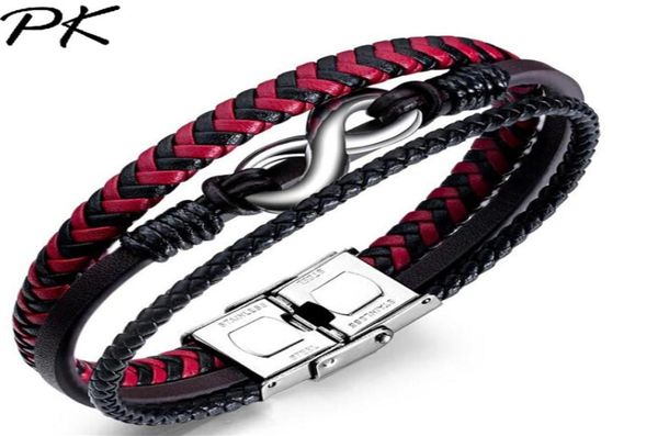 european and american popular leather woven bracelet titanium steel men039s leather bracelet red and black color leather bracel8824718
european and american popular leather woven bracelet titanium steel men039s leather bracelet red and black color leather bracel8824718