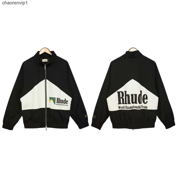 rhude mens jacket designer sports suit jumper fashion man brand clothes us size s-xl, Black;brown
rhude mens jacket designer sports suit jumper fashion man brand clothes us size s-xl, Black;brown