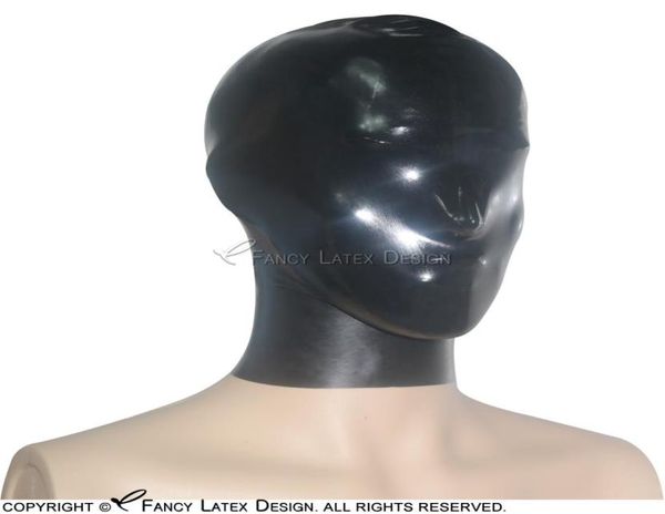 black latex hood without zipper open nose rubber mask plus size round collar make by mold 00021178279, Silver
black latex hood without zipper open nose rubber mask plus size round collar make by mold 00021178279, Silver