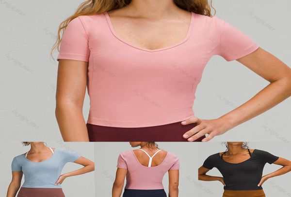beautiful back yoga t shirt clothes womens fashion new sports short-sleeved tight-fitting short t-shirt v-neck u-back fitness nylon high ela, White
beautiful back yoga t shirt clothes womens fashion new sports short-sleeved tight-fitting short t-shirt v-neck u-back fitness nylon high ela, White