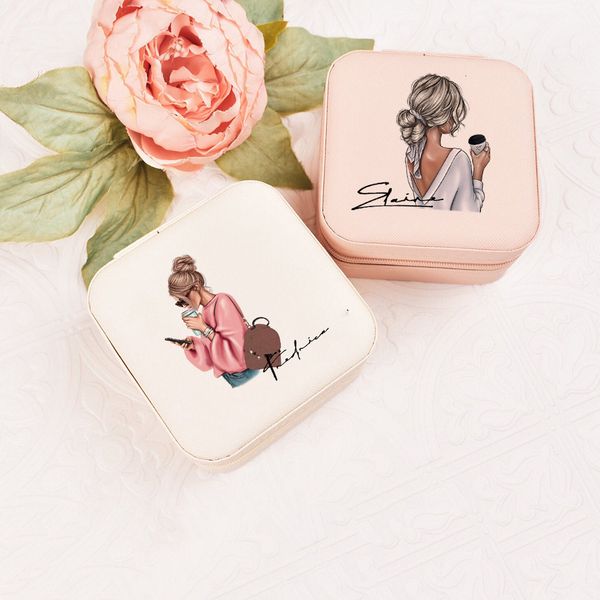 jewelry boxes fashion girls custom name case personalized organizer christmas birthday holiday gifts for her jewellery box 230803, Black;white
jewelry boxes fashion girls custom name case personalized organizer christmas birthday holiday gifts for her jewellery box 230803, Black;white
