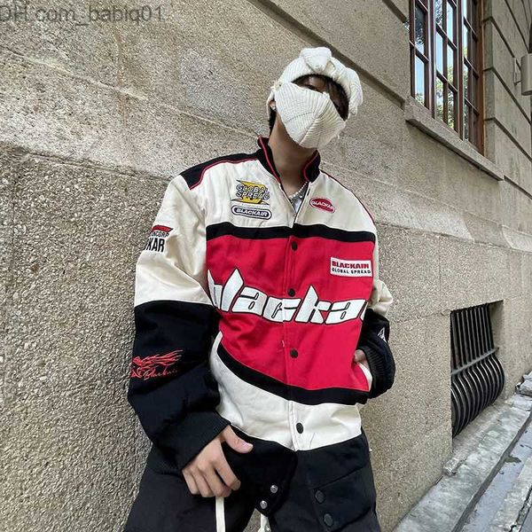men's jackets american style printing letters bomber jacket new racing suit men spring autumn loose couple jacket streetwear korean fas, Black;brown
men's jackets american style printing letters bomber jacket new racing suit men spring autumn loose couple jacket streetwear korean fas, Black;brown